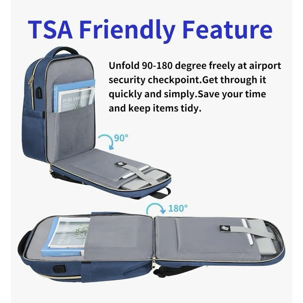 LTINVECK‎ Travel Laptop Backpack 15.6